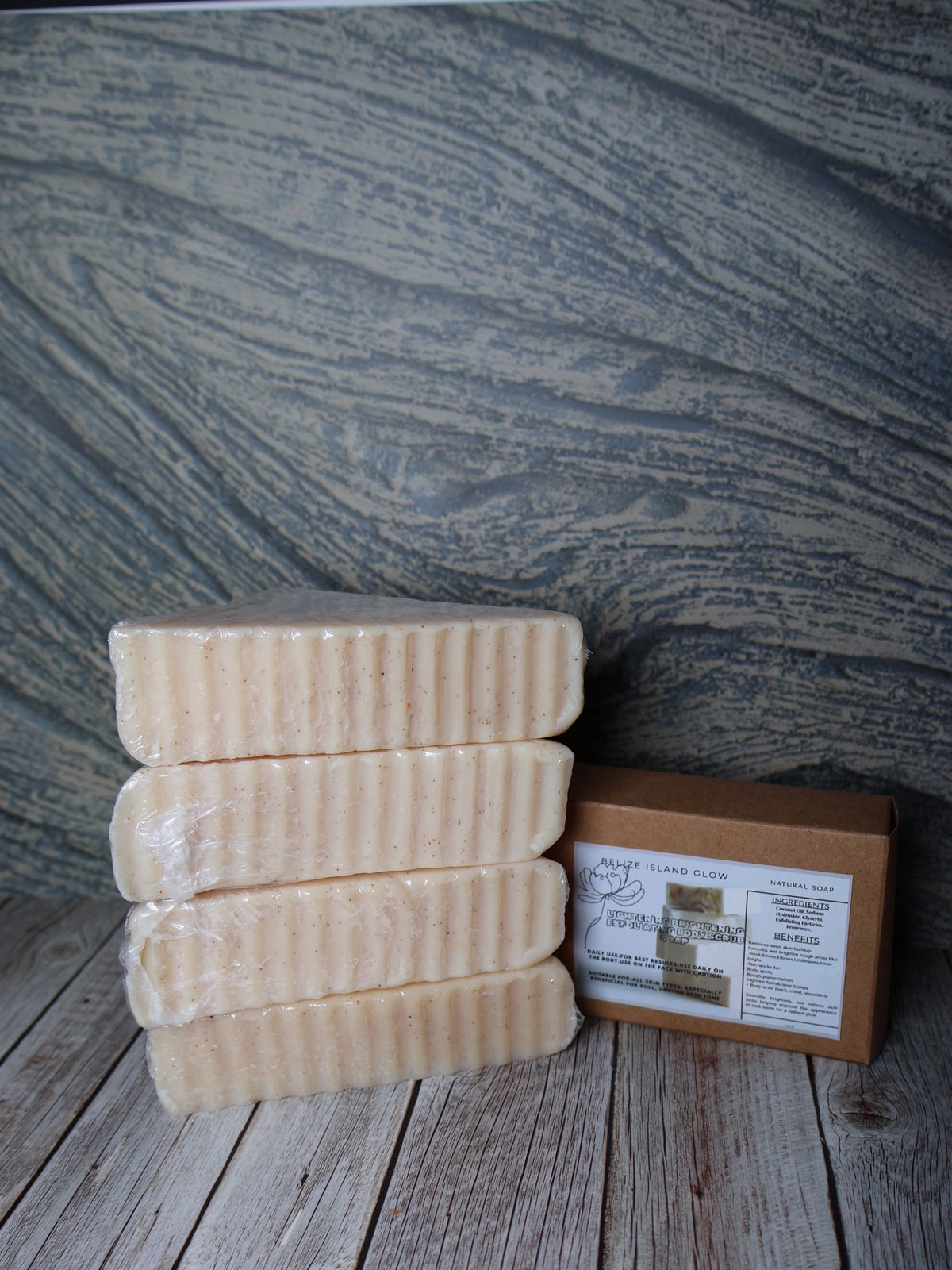 LIGHTENING BRIGHTENING EXFOLIATING BODY SCRUB SOAP