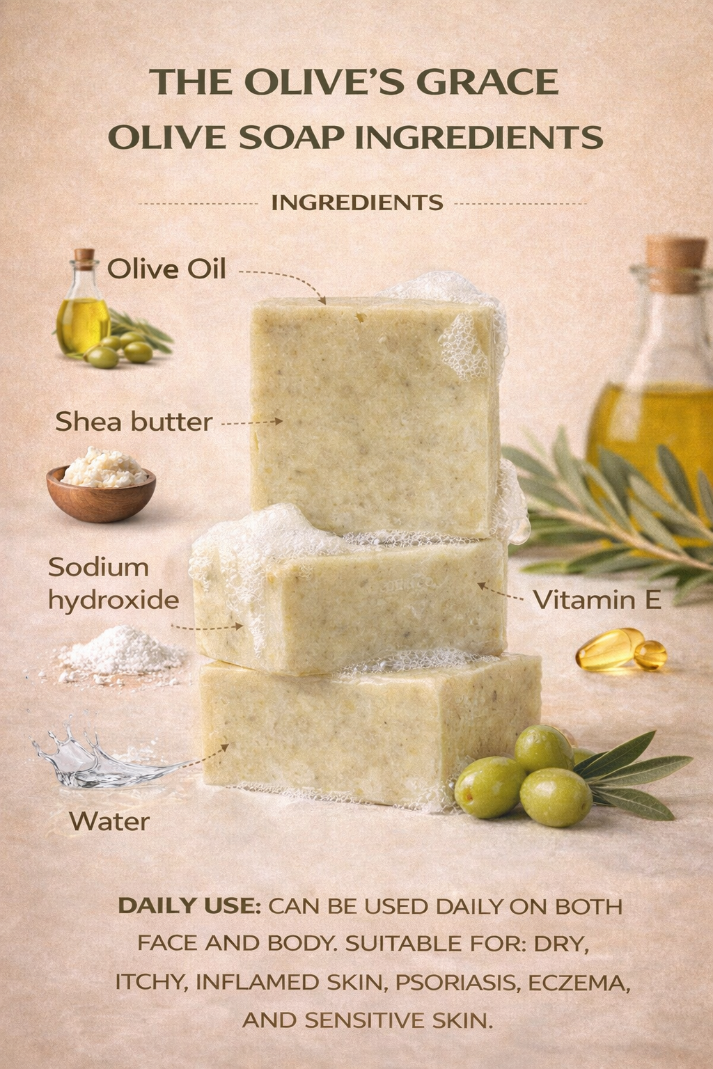OLIVE’S GRACE OLIVE SOAP