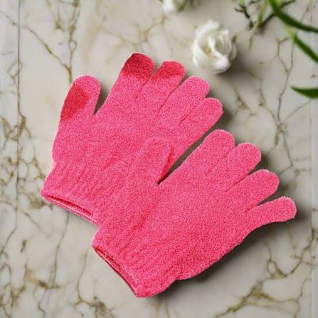EXFOLIATING BATH GLOVES